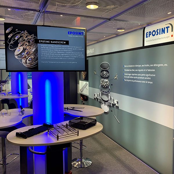 Messestand der Eposint auf der EPHJ Uhrenmesse 2022