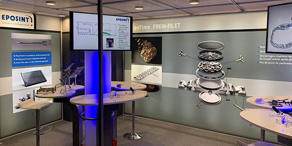 Eposint Messestnd auf der Uhrenmesse (EPHJ) 2022