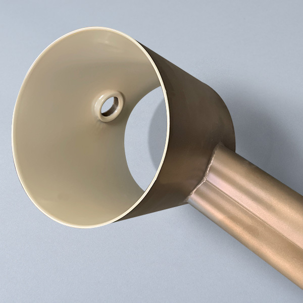 Tube de sortie revêtue d'un revêtement ECTFE (Halar®) à résistance chimique pour l'industrie pharmaceutique