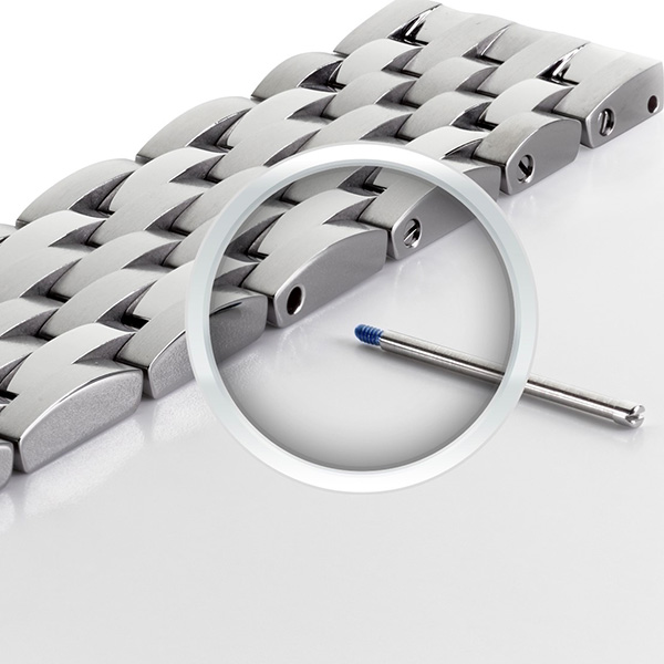 Klemmende Schraubensicherung für Armbandschrauben