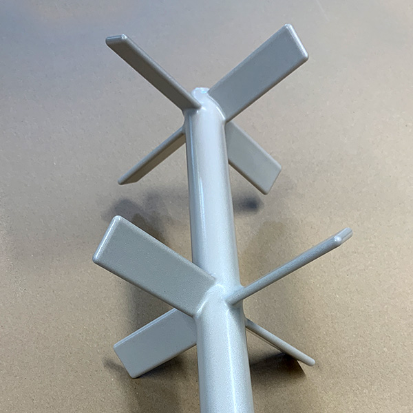 Agitateur avec un revêtement résistant aux produits chimiques, pour l'industrie chimique